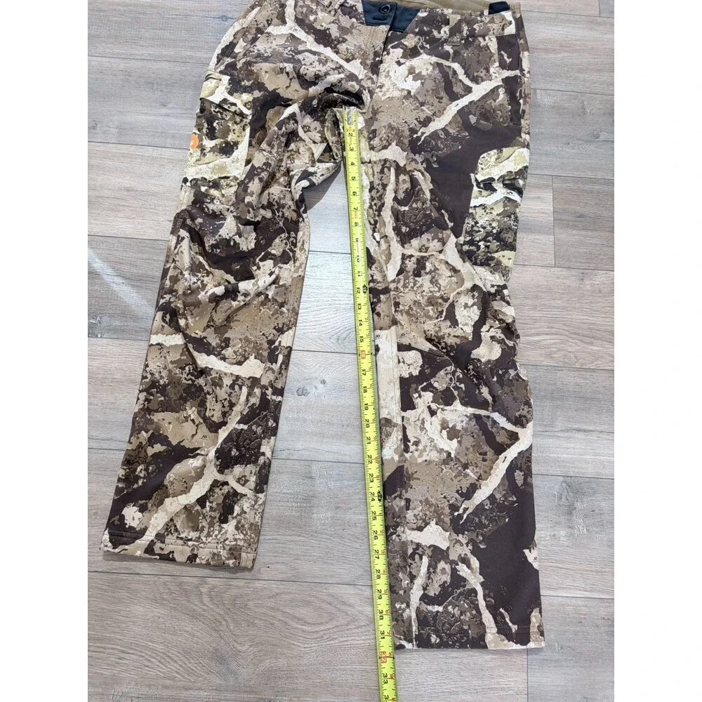 First Lite Catalyst Pants Women's Large Cipher Camo Fleece Lined Stretch